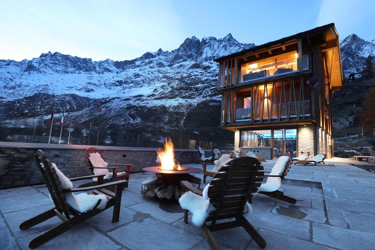 Chalet Blanc Breuil-Cervinia Extérieur photo